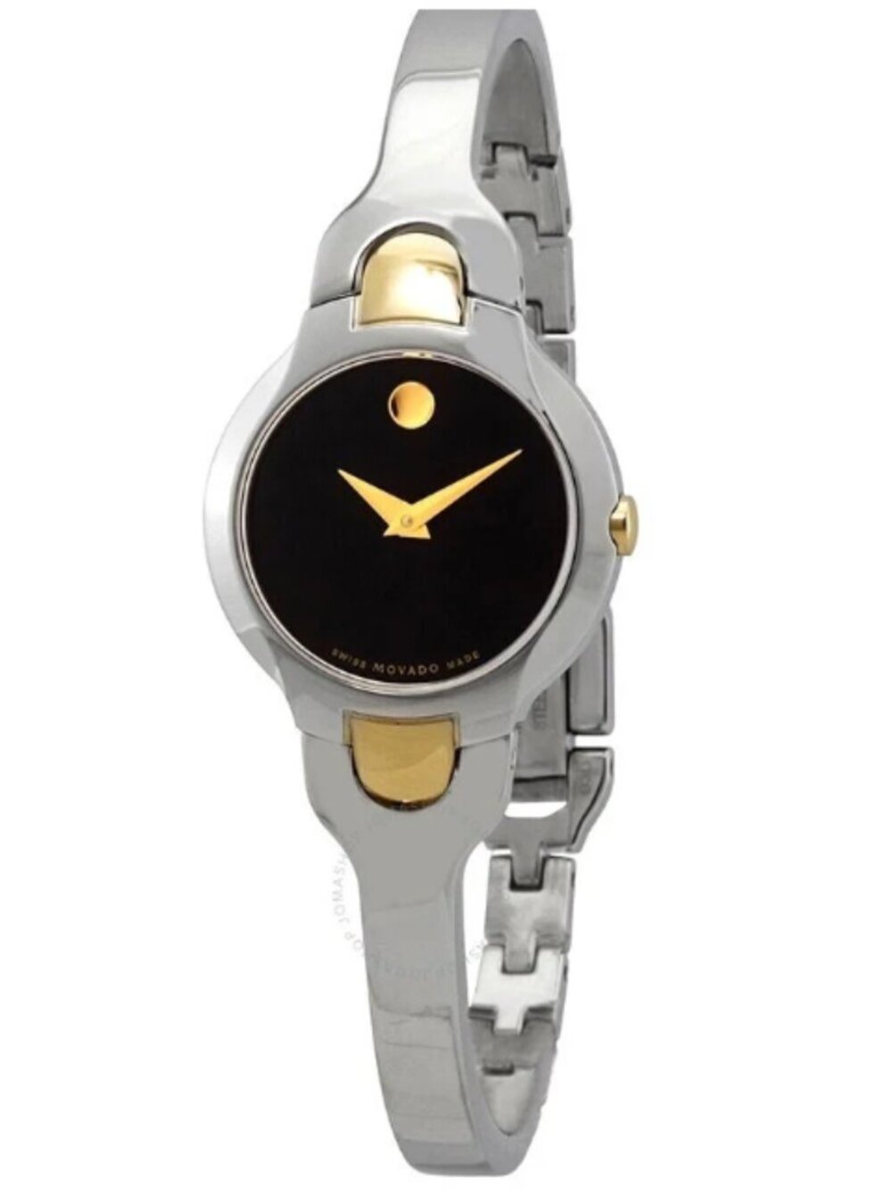 Movado Kara Two Tone Stainless Steel Ladies Watch - Silver and Gold - Picture 1 of 7